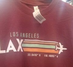 Prix du Duty Free de l'aéroport de Los Angeles, T-shirt 