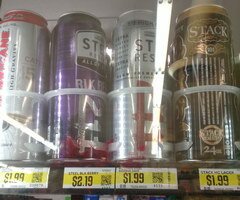 US-Alkoholpreise, pro Einheit Bier