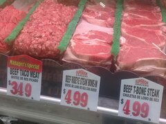 US-Fleischpreise pro Pfund, Ribeye-Steak
