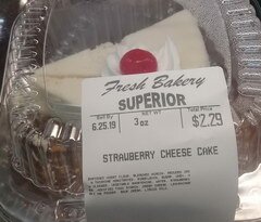 Repas bon marché en supermarché aux USA, Gâteau 