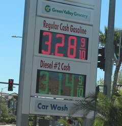 Benzinpreise in USA, Benzin in Nevada