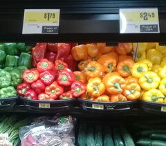 US-Preise pro Pfund für Gemüse, Paprika