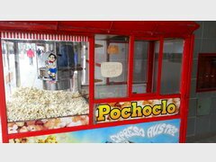 Lebensmittelpreise in Argentinien in Buenos Aires, Popcorn auf der Straße