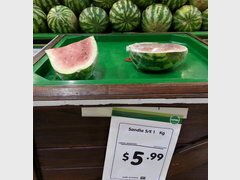 Lebensmittelpreise in Argentinien, Wassermelonen 