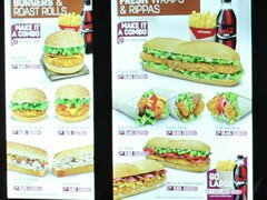 Preise in australischen Kneipen und Restaurants, Hamburger - schnelle Mahlzeit