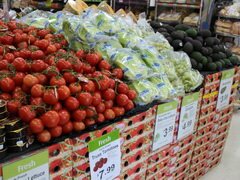 Obstpreise in Australien, Tomaten, Avocados, Trauben