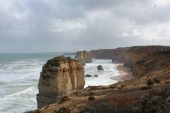 Great Ocean Road en Australie, un groupe de falaises calcaires dans le parc national de Port Campbell