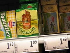Lebensmittelpreise für Österreich in Wien, Butter