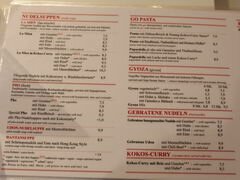 Preise in Wien in Restaurants, Asiatisches Restaurant