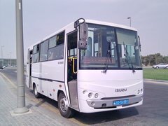 Transport à Bakou, bus de ville depuis l'aéroport
