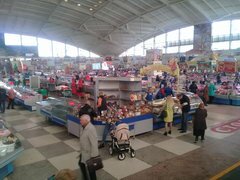 Lebensmittelpreise in Minsk, Kamarovsky-Markt in Belarus