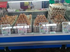 Lebensmittelpreise in Minsk, Eierpreise auf dem Markt