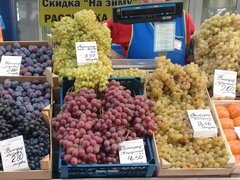 Lebensmittelpreise in Minsk, Belarus, Weintrauben
