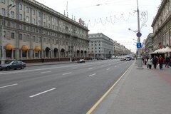 Que voir à Minsk, Rues larges de Minsk 