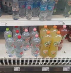 Lebensmittelpreise im Supermarkt in Belgien, Wasser