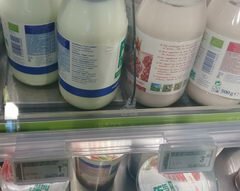 Prix des produits laitiers, yaourts à boire en Belgique