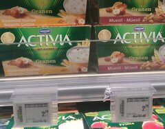 Prix en Belgique des produits laitiers, yaourt activia