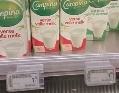 Belgische Preise für Molkereiprodukte, Milch