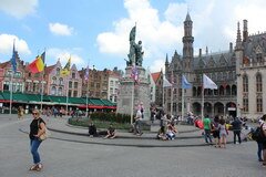 Belgische Sehenswürdigkeiten, Marktplatz von Brügge