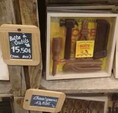 Prix des souvenirs en Belgique, Outils de chocolat