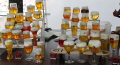 Souvenirpreise in Belgien, mehr Biergläser