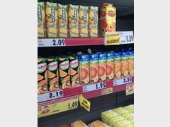 Lebensmittelpreise in Bulgarien, Verschiedene Säfte