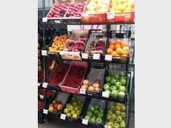 Lebensmittelpreise in Sofia, verschiedene Früchte