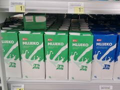 Lebensmittelpreise in Bosnien und Herzegowina, Milch