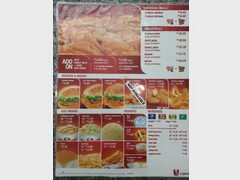 Brunei Lebensmittelpreise, Fast Food KFC 