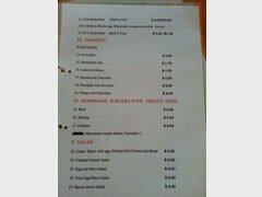 Lebensmittelpreise in Kambodscha in Restaurants, Restaurantpreise, Desserts, Salate