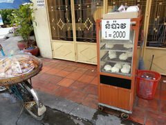 Kambodschanisches Straßenessen, Reisbrötchen
