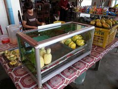 Kambodscha Straßenessen, Ananas
