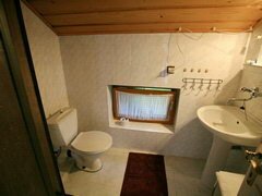 Hotel in Cesky Krumlov, Badezimmer in einem günstigen Hotel