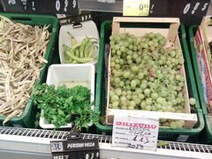 Lebensmittelpreise in Montenegro, Trauben und Grünzeug