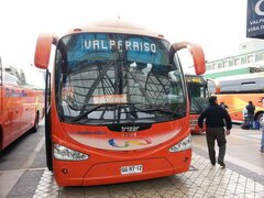 Transport à Sanitago au Chili, AUTOCARS 