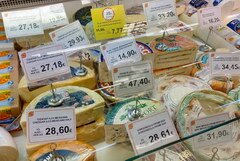 Lebensmittelpreise in Zypern, Käse