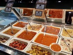 Preise für ein Restaurantbesuch in Dubai, Beispiele für Lebensmittel