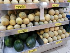 Lebensmittelpreise in Dubai, Melonen und Wassermelonen