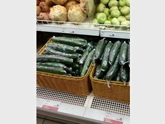 Lebensmittelpreise in Tallinn, Gurken und anderes Gemüse
