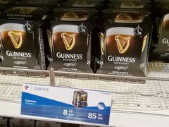 Zollfreie Preise auf einer Silja Line Fähre, Guinness Bier
