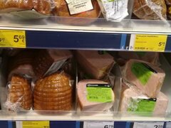 Prix des produits d'épicerie en Estonie, Viande de porc cuite à froid