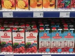 Prix des denrées alimentaires en Estonie, Jus de fruits