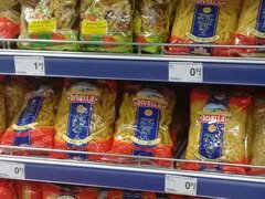 Lebensmittelpreise in Estland, Nudelpreise