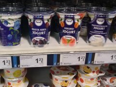 Estnische Lebensmittelpreise, Joghurt