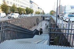 Bicyclette à Helsinki, Tunnels pour cyclistes et piétons