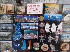Souvenirpreise in Helsinki, Finnland, Souvenir-Magnete
