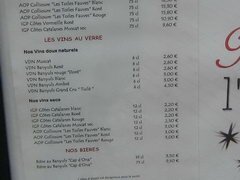 Preise in Frankreich für Alkohol, Preise in Weinstuben