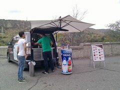 Lebensmittelpreise in Tiflis, Mobile Cafe