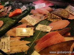 Hongkong, Lebensmittelpreise, gekühlter Fisch