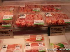Hongkong, Lebensmittelpreise, Hühnerfleischpreise